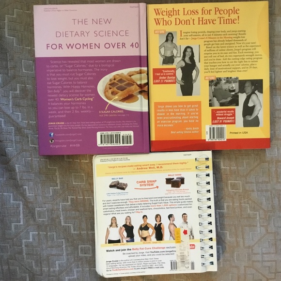 3-Jorge Cruise Diet & Exercise Books - Picture 2 of 2